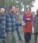 עידו הרפז, בשעת הסיור במרכז לאגרואקולוגיה עירונית, כפר הנוער מוסינזון, הוד השרון