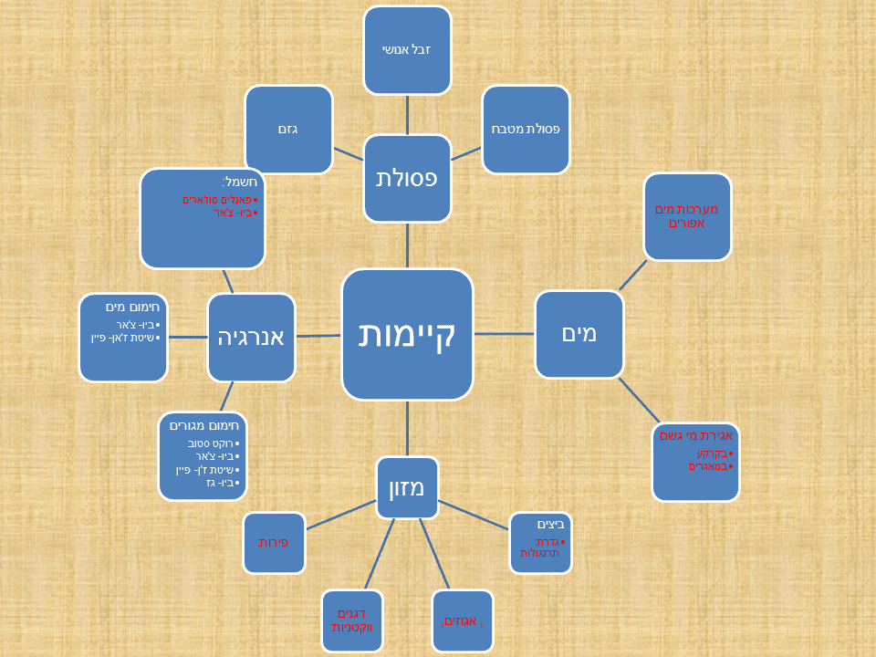 מפת חשיבה קיימות