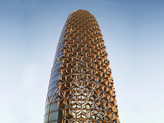 מגדלי באחר באבו דאבי – Al Bahar Towers in Abu Dhabi, designed by Aedas