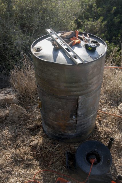 החבית עם הדלת מוכנה