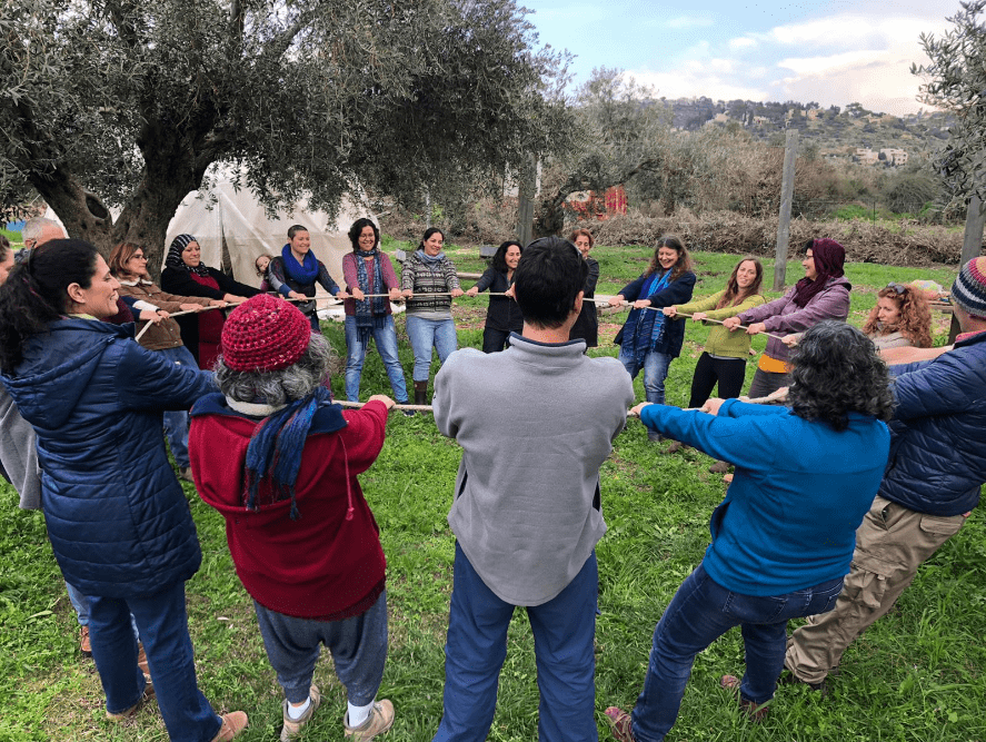 מפגש הקהילה החינוכית לקידום הלמידה במרחבים טבעיים - סדנת מספרי סיפורים